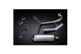 Sistema di scarico completo per Yamaha Mt125 2014-2019 343mm Titanio XOvale Bsau Silenziatore