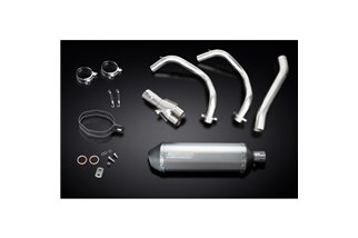 Complete exhaust system for Yamaha Tracer 700 343 mm titanium XOval silencer