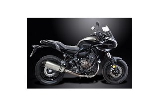 Ligne d'échappement complète pour Yamaha Tracer 700 Silencieux XOval en titane 343 mm