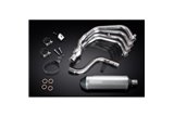 Komplette Abgasanlage für Yamaha Xj6 Diversion 09–18, 343 mm Titan-XOvale-Schalldämpfer