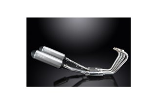 Complete Exhaust System for Xjr1300 2004-2006 / XOvale 343mm (13.5 inch) Titanium Muffler 4-2