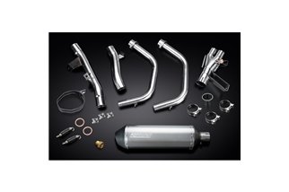 Sistema di scarico completo silenziatore xoval in titanio da 343 mm suzuki gw250 inazuma 2013 2018