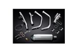 Complete exhaust system xoval titanium silencer 343mm suzuki gw250 inazuma 2013 2018