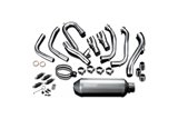 Complete exhaust system 343mm titanium xoval bsau suzuki gsx1300r hayabusa 1999 2007