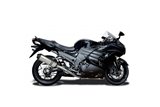 Komplette Abgasanlage 343 mm Titan Xoval Bsau Schalldämpfer Kawasaki Z900 RS 2018 2022