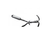 Complete exhaust system titanium silencers xoval bsau 343mm kawasaki zzr1400 2012 2020