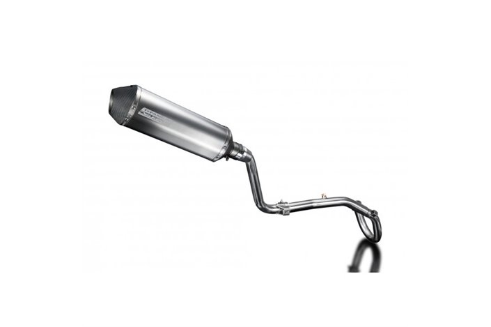 Complete exhaust system 343mm titanium silencer. triumph tiger 800 2010 2019