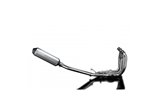 Sistema di scarico completo silenziatore di bsau di 343mm titanium xoval royal enfield himalayan 2016 2021