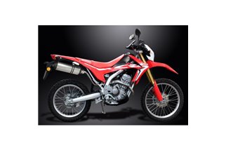 Komplette Abgasanlage für Honda Crf250L 2017–2020, 343 mm Titan-XOval-Bsau-Schalldämpfer