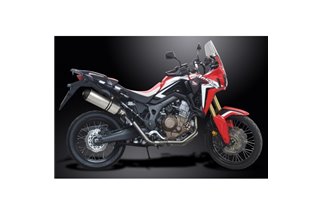 Système d'échappement complet pour Honda Crf1000L Africa Twin 16-19 343mm titane XOval Bsau silencieux