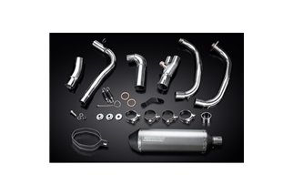 Full Exhaust System for Kawasaki Versys 300X 13-20 2-1 343mm Titanium Bsau Muffler