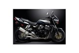 Full Exhaust System for Kawasaki Zrx1100 Zrx1200 97-07 4-1 343mm Titanium XOval Bsau Muffler