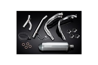 Sistema di scarico completo per Suzuki Gsx1300R Hayabusa 99-07 Decat Full 4-1 343mm Titanium XOvale Bsau