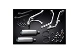 Sistema di scarico completo per Suzuki Sv650 98-02 2-2 343mm Titanium XOvale Bsau Silenziatori