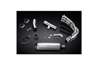 Système d'échappement complet pour Triumph Street Triple 675 13-16 Decat Full 3-1 343mm XOvale Bsau Silencieux