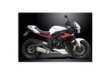 Système d'échappement complet pour Triumph Street Triple 675 13-16 Decat Full 3-1 343mm XOvale Bsau Silencieux