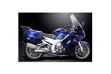 Complete Exhaust System for Yamaha Fjr1300 01-05 Decat 4-2 343mm Titanium XOvale Bsau Mufflers