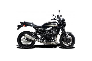 Komplette Auspuffanlage für Kawasaki Z900Rs 2018-23 343 mm Titan Xoval Bsau Schalldämpfer