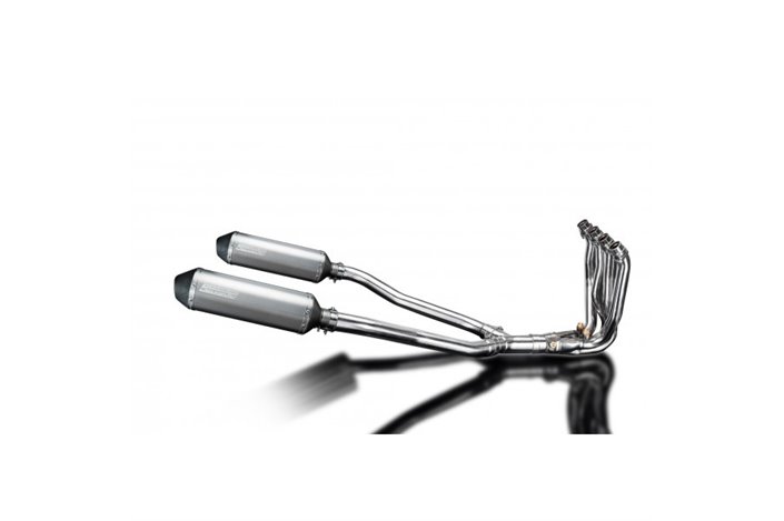 Full Exhaust System 343mm Titanium Muffler Full Exhaust System Honda NT650V Deauville 1998 2005