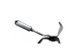 Full exhaust system 343mm titanium xoval bsau silencer kawasaki gpz1100s 1995 1998