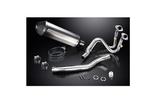 Sistema di scarico completo per Cfmoto 650Nk 2016-2023 343mm X-Ovale Silenziatore Titanio