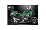 Système d'échappement complet pour Kawasaki Versys 1000 2019-2021 343 mm Titane X-Ovale Bsau