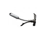 Complete exhaust system for Kawasaki Zzr1400 08-11 4-1 343mm Titanium X-Ovale Bsau