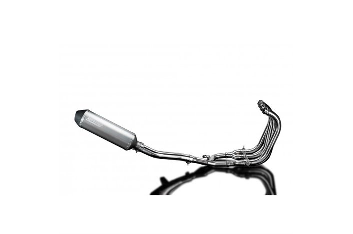 Sistema di scarico completo per Suzuki Gsx1400 2006-2007 4-1 343mm X-Ovale Titanium Silenziatore Can