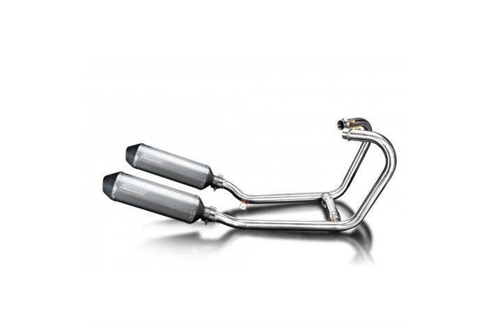 Complete exhaust system for 1200 Thruxton R/Rs 16-22 XOval 343mm Titanium Silencer 2-2