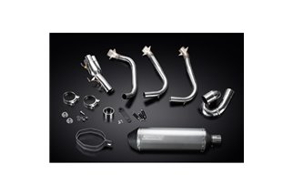 Complete exhaust system for Triumph Street Triple 765Rs 2017-20 343mm XOvale Titanium