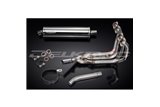 Complete exhaust system for Yamaha Yzf600R Thundercat 450 mm stainless oval for all years