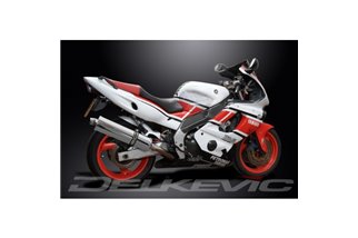 Ligne d'échappement complète pour Yamaha Yzf600R Thundercat ovale inoxydable 450 mm pour toutes les années