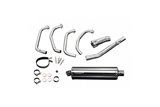 Sistema di scarico completo silenziatori in acciaio inossidabile da 450 mm di bsau yamaha xjr1200 1995 1998