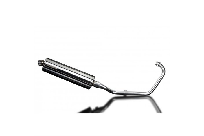 Complete exhaust system 450mm stainless steel silencers from bsau honda cb1100sf x11 1999 2002