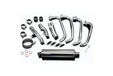 BSAU complete exhaust system in stainless steel 450mm honda vfr800 f 2014 2019