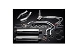 Complete exhaust system for Honda St1300 Pan European Abs 450mm Stainless Oval Bsau