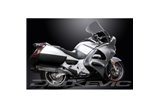 Ligne d'échappement complète pour Honda St1300 Pan European Abs 450mm Inox Ovale Bsau