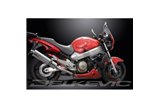 Full Exhaust System for Honda Cb1100Sf X11 1999-02 4-2 450mm Stainless Oval Bsau Mufflers