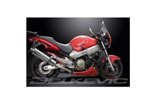 Full Exhaust System for Honda Cb1100Sf X11 1999-02 Full 4-1 450mm Stainless Oval Bsau Muffler