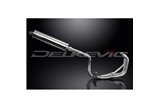 Sistema di scarico completo per Honda CB600F Hornet 1998-02 450mm Stainless Ovale Silenziatore