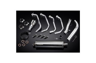 Complete Exhaust System for Kawasaki Versys 1000 2019-2021 450mm Stainless Oval Bsau