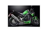 Komplette Abgasanlage für Kawasaki Z900 A2 Djf Djk 2018–2020, 450 mm ovaler Edelstahl-Schalldämpfer