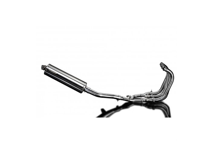 Full Exhaust System for Suzuki Gsx1400 2006-2007 4-1 450mm Oval Stainless Muffler Can