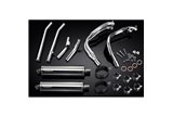 Sistema di scarico completo per Suzuki Gsx1300R Hayabusa 99-07 Decat 4-2 450mm Stainless Ovale Bsau