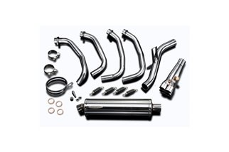 Sistema di scarico completo per Kawasaki Z900Rs 2018-23 Silenziatore Bsau ovale inossidabile da 450 mm