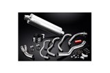 Full Exhaust System for Kawasaki Zzr600 D/E Zzr400 K/N 90-09 4-1 450Mm Oval Stainless Silencer