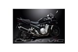 Sistema di scarico completo per Suzuki Gsf1250 Bandit 07-16 450mm Carbon Ovale Silenziatore