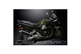 Sistema di scarico completo per Suzuki Gsf1200 Bandit 95-07 450mm Carbon Ovale Bsau Silenziatore