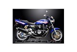 Complete Exhaust System for Yamaha Xjr1200 4-2 450mm Carbon Oval Bsau Mufflers