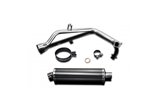 Full exhaust system carbon fiber silencers 450mm bsau honda cb1100sf x11 1999 2002